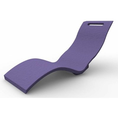 Bricoshop24 - Sdraio Lettino Chaise Longue Viola Sedia Prendisole da Giardino Piscina Esterno