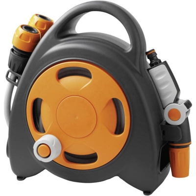 Avvolgitubo Portatile Con 11,5 Mt Tubo E Accessori