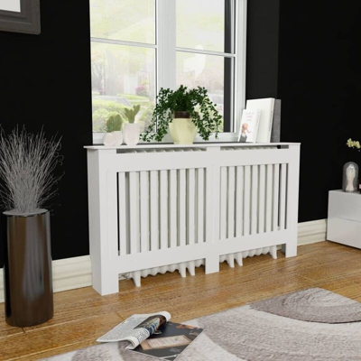 Armadietto Copritermosifone in MDF Bianco 152 cm - Bianco - Youthup
