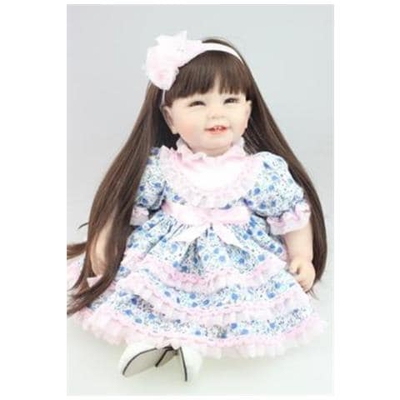 Reborn Baby Dolls Bambola Morbida In Silicone 22 '''' / 55 Cm Bella Bambola Appena Nata Regalo Per Ragazza