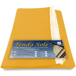 TENDA SOLE DA ESTERNO GIARDINO BALCONE UNITO GIALLO CONFEZIONATA Cm. 140x250 características