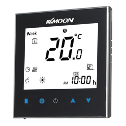 Termostato riscaldamento a pavimento digitale (Serie 1000 - nero) la distribuzione di portata 16A AC 95-240V linee di NTC di rilevamento. precio