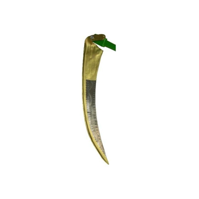 Falce metallica color oro - Lunghezza: 60 cm