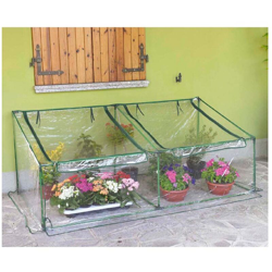 Serra da giardino cm 180x92xh70 con 1 telo aggiuntivo di ricambio características