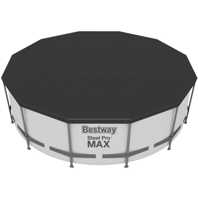 Bestway Copertura per Piscina Flowclear 457 cm - Grigio
