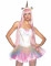 Costume da unicorno fatato luminoso per donna
