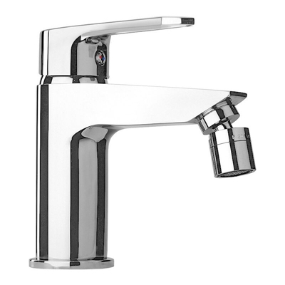 Miscelatore Bidet Piralla Baci 0CI00094A16 in ottone Cromato Completo di Piletta