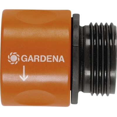 GARDENA 00917-50 Raccordo filettato per rubinetti 26,44 mm (3/4) AG, Raccordo a innesto
