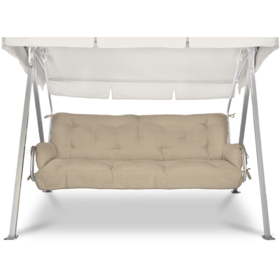 Beautissu Cuscini per dondoli e altalene da Giardino Flair HS - 2 braccioli e Un soffice Cuscino Grande Natura