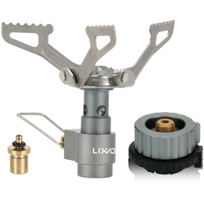 Lixada 3000T + bruciatore titanio adattatore testa di gonfiaggio lungo cilindro +