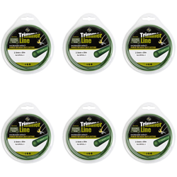 Filo di Nylon 2.5mm x 25m per testina per decespugliatori Trueshopping (x6) en oferta