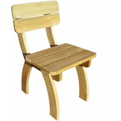 Asupermall - Sedia da Giardino in Legno di Pino Impregnato FSC en oferta