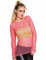 T-shirt rosa fluo anni '80 per donna en oferta
