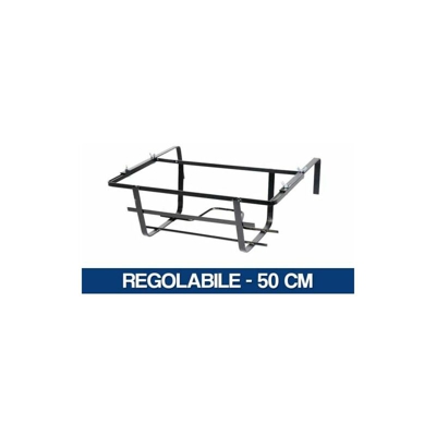 Balconiera In Ferro Rettangolare Portavaso Porta Vaso Ringhiera Fioriera 51241V Cm 50 (51242)
