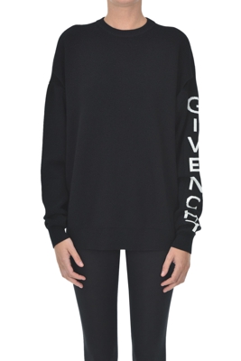 Designer logo pullover