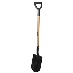 Pala da giardino con punta in legno e acciaio al carbonio 114 cm precio