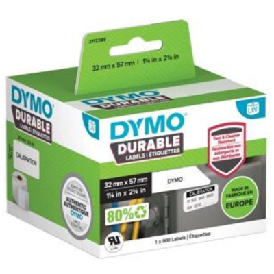 LW Plastic Tape Roll White 57 x 32 mm 800