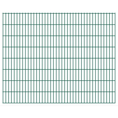 Pannello di Recinzione 2D 2,008x1,63 m Verde - Verde - Youthup