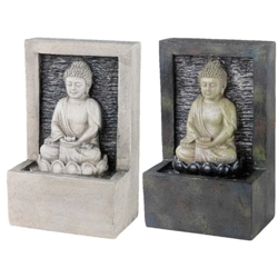 "elektro - Fontana con Buddha Poly Dimensione cm 9,5x10x23,5 Assortito 2 Colori FONTANA BUDDHAN POLY CM.9,5X10X23,5 ASS.2 COLORI | PZ en oferta
