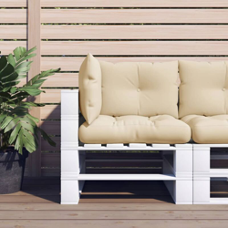 YOUTHUP Cuscini per Divani su Pallet 3 pz Beige in Tessuto - Beige precio