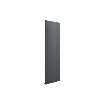 Deco Warm - Termoarredo in alluminio 1800x275 mm antracite interasse 275 mm modello birgi - linea super power