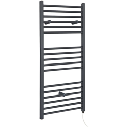 Hudson Reed Artle Scaldasalviette Elettrico Piatto di Design Verticale - Termoarredo Bagno a Scaletta Moderno - Acciaio Antracite - 600W - 1200 x características