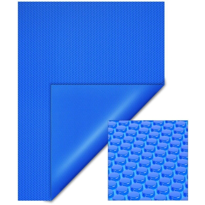 Wiltec - Copertura a bolle d'aria per piscina rettangolare protezione isotermica 4x6m blu