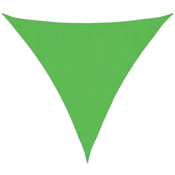 Vela Parasole 160 g/m² Verde Chiaro 3,6x3,6x3,6 m in HDPE - Verde - Vidaxl en oferta