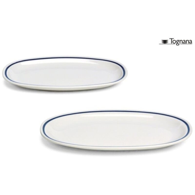 Piatto Ovale 29cm Azeta Bleu 7420 - Tognana