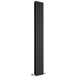 Hudson Reed Delta Radiatore Termoarredo di Design Verticale Moderno - Termosifone con Finitura Opaca Nera - Pannelli Piatti - 1780 x 280mm - 990 Watt características