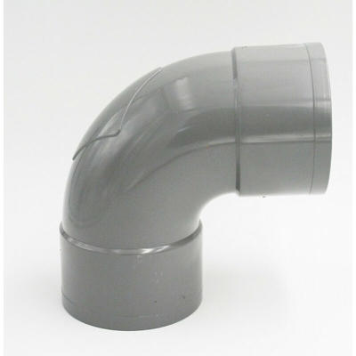Coude PVC diamètre 100-87°30' FF