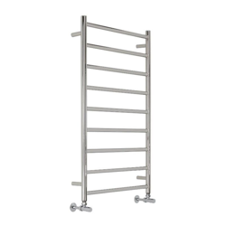 Hudson Reed Quo Scaldasalviette Moderno di Design Verticale - Termoarredo Bagno Contemporaneo a Scaletta - Acciaio Inox Cromato - 319W - 1000 x 600mm precio