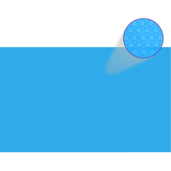 vidaXL Telo Copripiscina Solare PE Rettangolare 260 x 160 cm Blu - Blu características