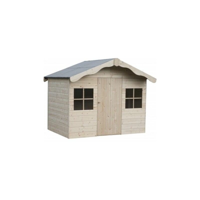Décor Et Jardin - Casetta infantile in legno Aurelie per i bimbi12mm di spessore, 1,80x1,30 m.