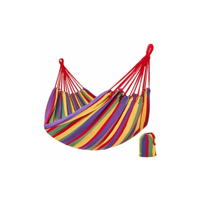 Amaca A Sacco Telo In Cotone Giardino Esterno Resistente Portatile Colorata