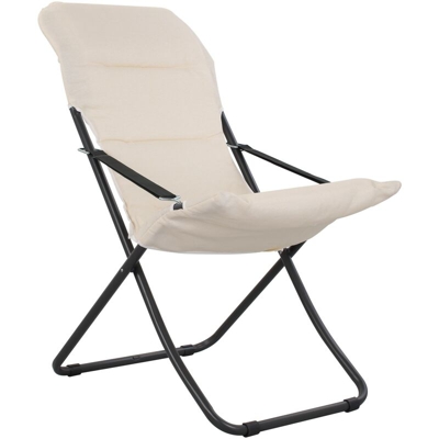 Sdraio Floris Dondolo da Giardino Metallo Tessuto Beige