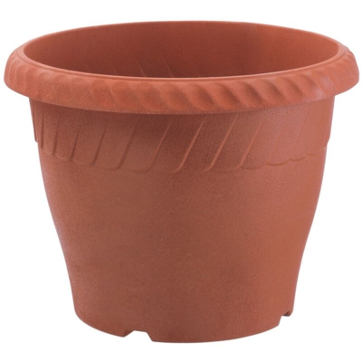 Vaso fioriera mod.olimpo 4pz. cm.40x30h in plastica colore terracotta - Salone