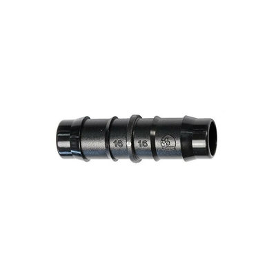 5 Connettori Scanalati dritti - ø 16mm- set da 5 pezzi