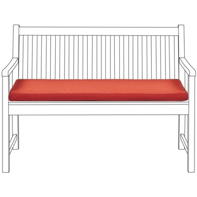Beliani - Cuscino color terracotta per panca VIVARA 120 cm