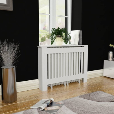 Armadietto Copritermosifone in MDF Bianco 112 cm - Bianco - Youthup