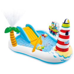 Intex Piscina per Bambini Fishing Fun 218x188x99 cm - Multicolore características