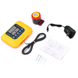Digital Display Smart Alarm temperatura Buzzer controller Regolatore con sonda riscaldatore sensore con uscita a rele a una via 180V-250V en oferta