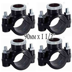 Confezione 4 x COLLARE IRRIGAZIONE 90MM x 1 1/2" . Utilizzato per l'installazione di elementi di irrigazione come irrigatori e características