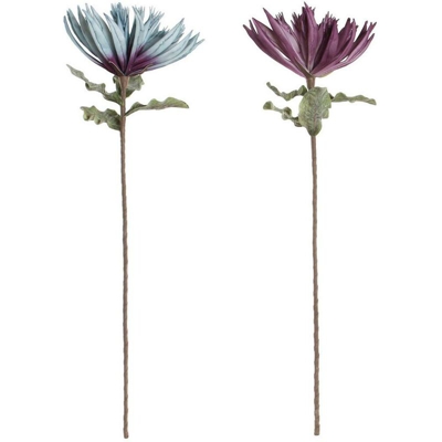 Fiori Decorativi Azzurro EVA (etilvinilacetato) Lilla (2 pcs) - Dkd Home Decor