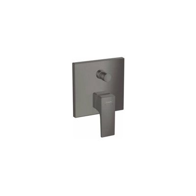 miscelatore monocomando per vasca Hansgrohe Metropol da incasso, maniglia a leva, combinazione di sicurezza, colorazione: Nero spazzolato - 32546340