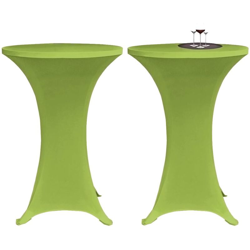 Copertura Elastica per Tavolo 2 pezzi 80 cm Verde características