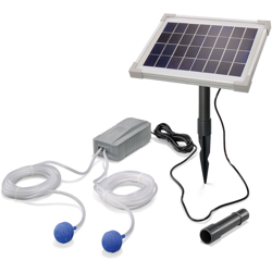 Esotec - Aeratore solare per stagno 5W. Pompa di aerazione ossigeno portata 200l/h, per stagno 101844 precio