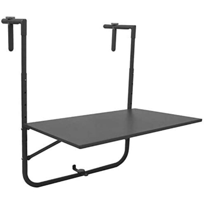 Planeta Huerto - ProGarden Tavolino da Balcone Grigio Scuro Opaco - Grigio