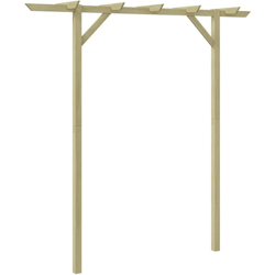 Pergolato da Giardino 200x40x205 cm in Legno - Marrone - Vidaxl características