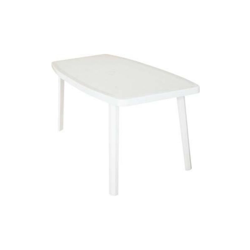 Tavolo rettangolare in resina con bordi ovali 'Ocean' colore Bianco By BICA cm. 180 (L) x 90 (P) x 72 (A) precio